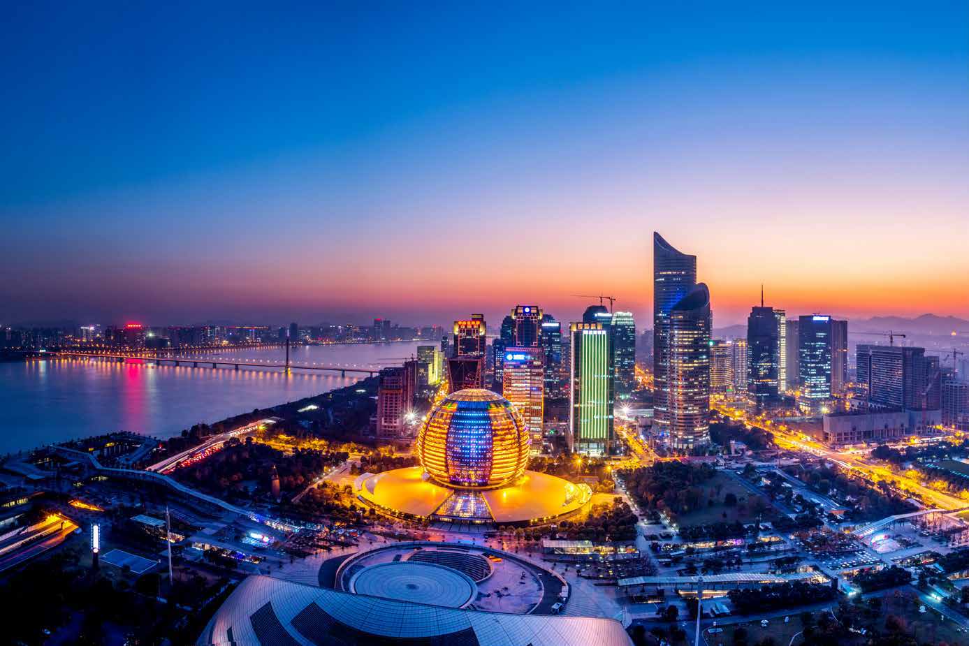 杭州城市夜景